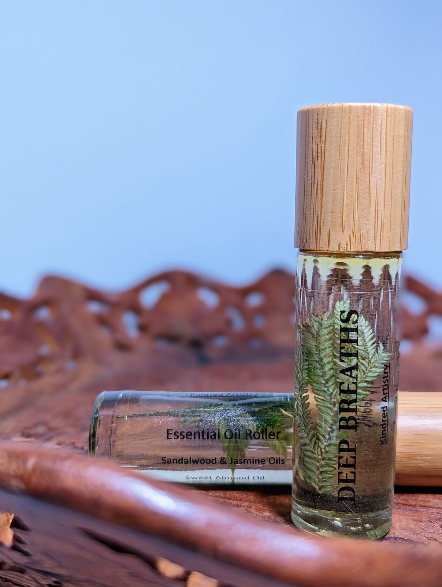 DEEP BREATHS sandalwood & jasmine essential oil roller