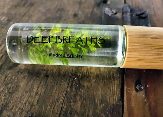 DEEP BREATHS - CEDAR & SAGE - essential oil rollers